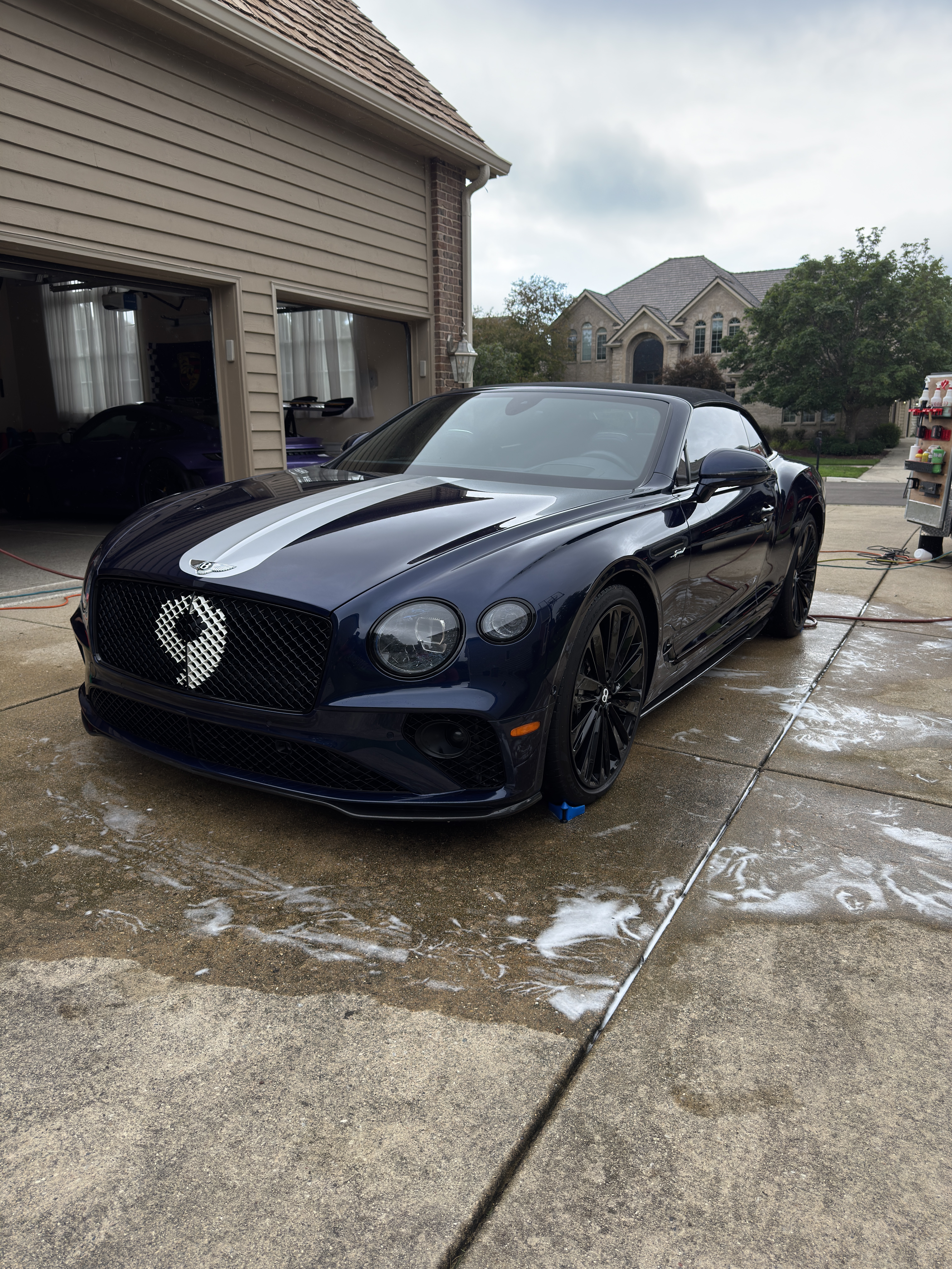 Bentley 9/100 after premium exterior detailing